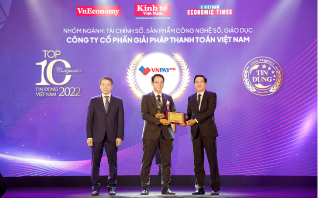 VNPAY-POS lọt Top 10 sản phẩm – dịch vụ Tin Dùng Việt Nam 2022