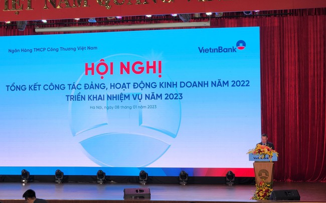 Lợi nhuận trước thuế của VietinBank năm 2022 vượt kế hoạch, tỷ lệ nợ xấu dưới 1,2%