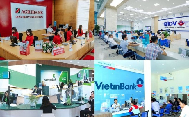 Lợi nhuận các ngân hàng tư nhân lớn chậm lại, Vietcombank, VietinBank và BIDV trở thành điểm tựa cả ngành