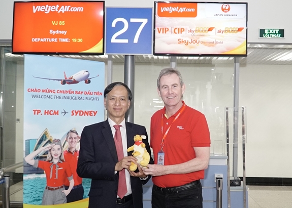 Khai trương các đường bay thẳng của Vietjet đến Melbourne, Sydney, Brisbane (Australia)