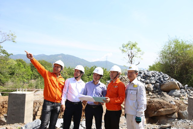 Chặng đường nước rút dự án đường dây 220 kV Nha Trang – Tháp Chàm