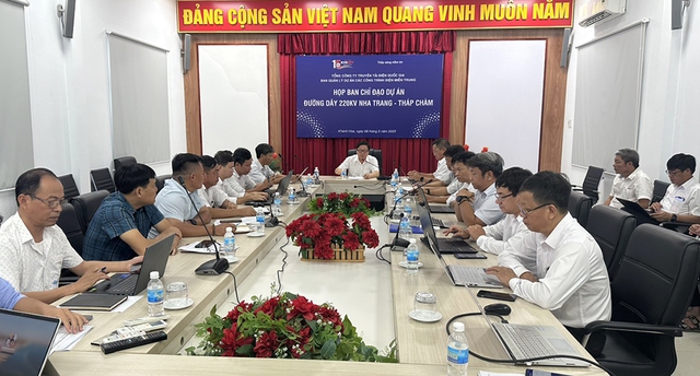 Thúc tiến độ dự án đường dây 220 kV Nha Trang – Tháp Chàm