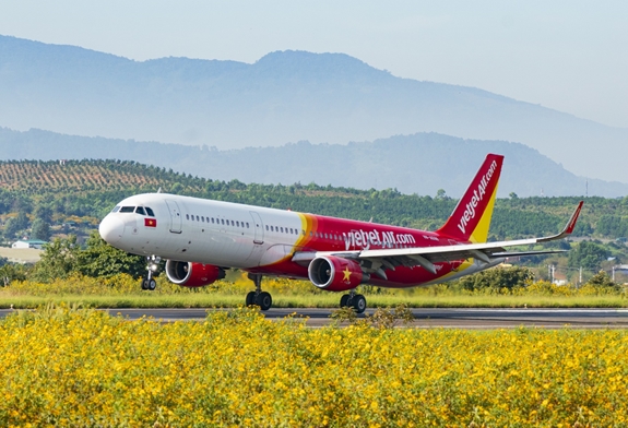 Bay thẳng Đà Lạt – Busan cùng Vietjet