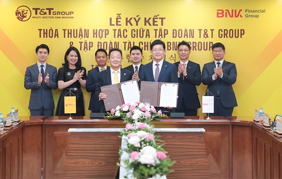 T&T Group hợp tác với BNK – tập đoàn tài chính hàng đầu Hàn Quốc