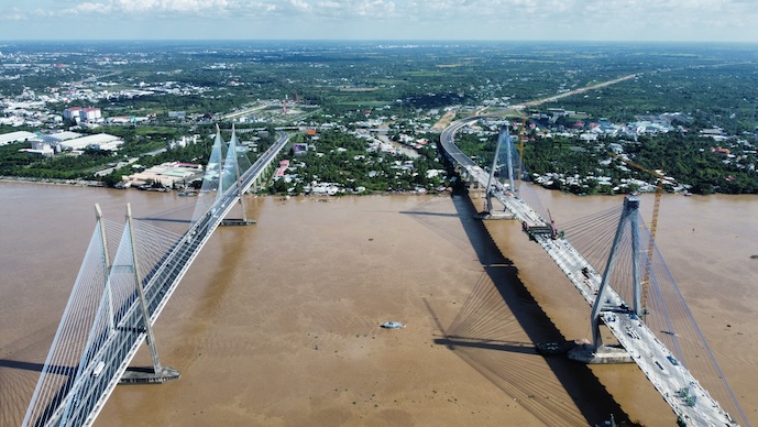 ĐBSCL: Hợp long cầu Mỹ Thuận 2 và khởi công cầu Đại Ngãi