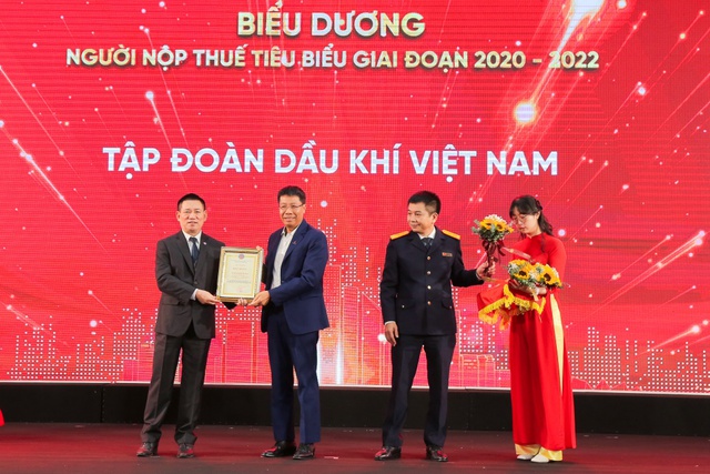 Petrovietnam được vinh danh đơn vị nộp thuế tiêu biểu giai đoạn 2020-2022