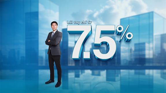 BAC A BANK tung gói vay ưu đãi lãi suất từ 7,5% /năm cho khách hàng doanh nghiệp