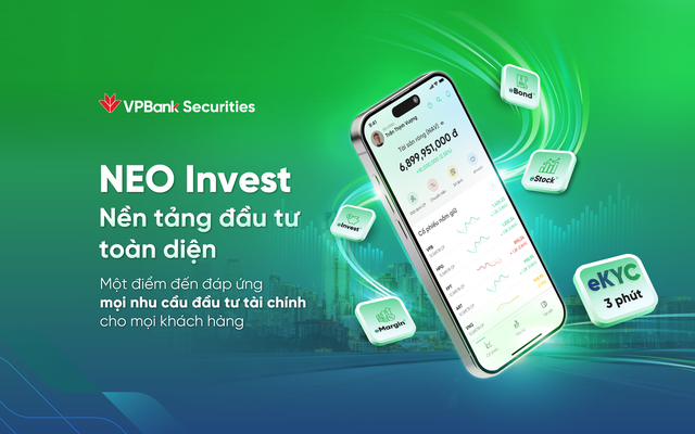 Chứng khoán VPBank liên tục nâng cấp NEO Invest – Ứng dụng đầu tư toàn diện