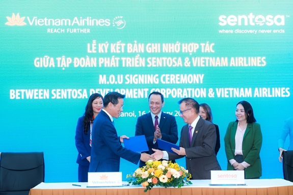 Vietnam Airlines hợp tác kích cầu du lịch giữa Việt Nam và Singapore