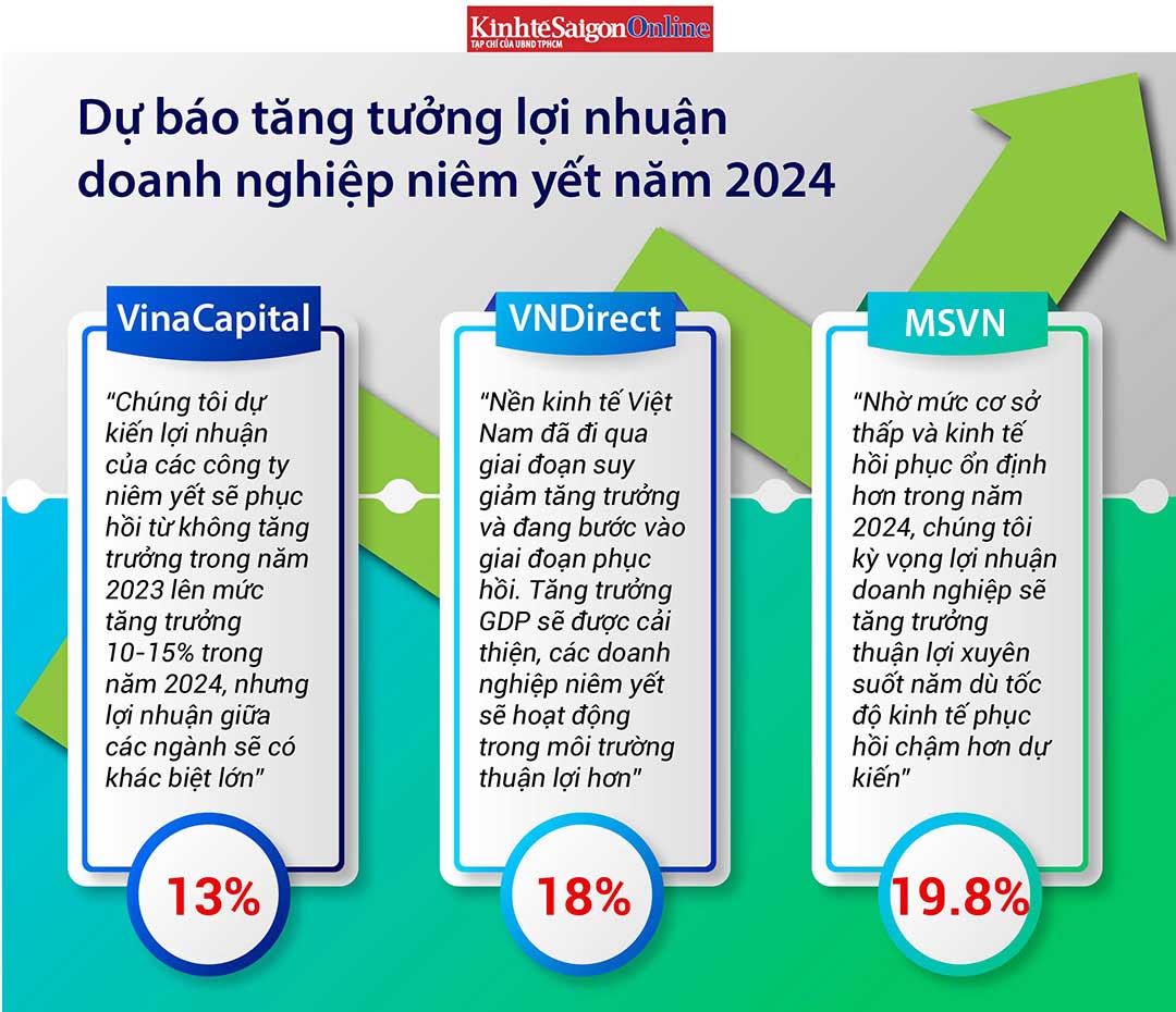 Bức tranh đầu tư chứng khoán 2024: ngành nào hấp dẫn?