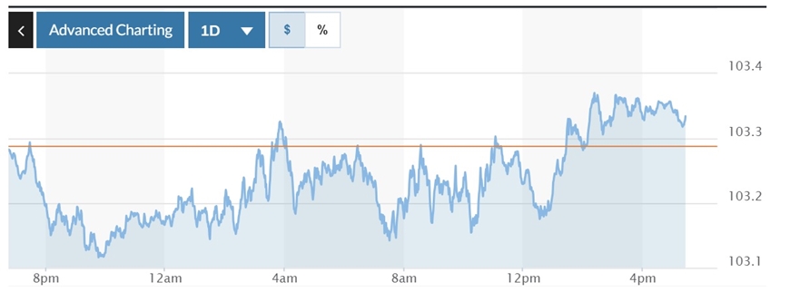 Tỷ giá USD hôm nay (23-1): Đồng USD “xập xình” quanh mốc 103