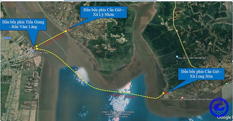 TPHCM đề xuất mở tuyến phà biển đi từ Cần Giờ đến Tiền Giang