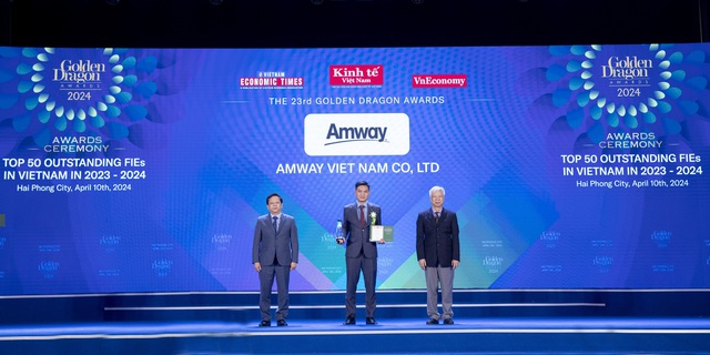 Amway Việt Nam đạt danh hiệu doanh nghiệp FDI phát triển nền kinh tế xanh bền vững- Ảnh 1.