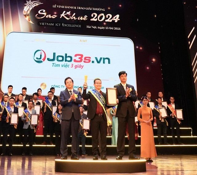 Nền tảng tuyển dụng việc làm trực tuyến đạt Giải thưởng Sao Khuê 2024 ngay năm đầu tham dự