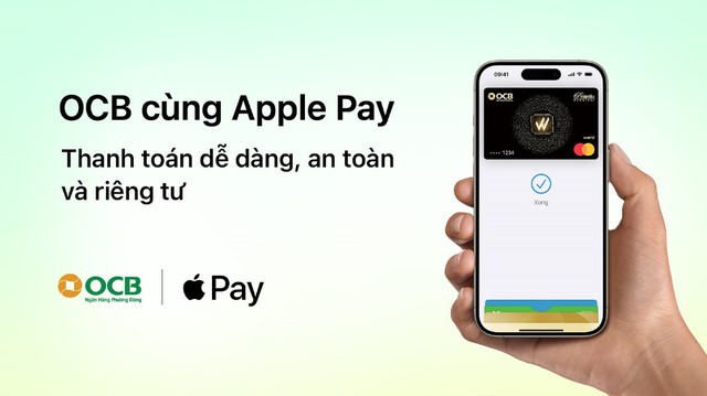 OCB giới thiệu Apple Pay đến chủ thẻ Mastercard- Ảnh 1.
