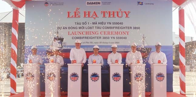 Tổng công ty Ba Son tổ chức lễ hạ thủy Tàu số 1 cho Tập đoàn Damen