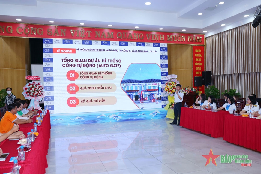 Công ty cổ phần Kho vận Tân cảng chính thức vận hành Cổng tự động