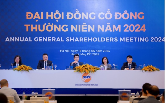 ĐHĐCĐ Chứng khoán SHS: Chủ tịch Đỗ Quang Vinh tự tin tăng vốn thành công, hướng tới trở thành tập đoàn tài chính đầu tư hàng đầu, dự kiến chia cổ tức tiền mặt vào năm 2025