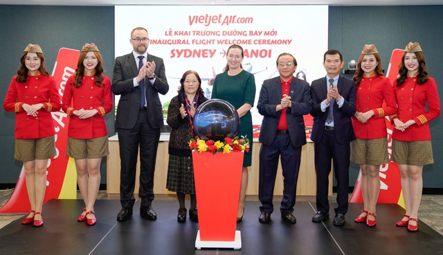 Vietjet khai trương đường bay Hà Nội – Sydney