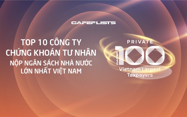 Công bố 10 công ty chứng khoán tư nhân nộp ngân sách lớn nhất Việt Nam