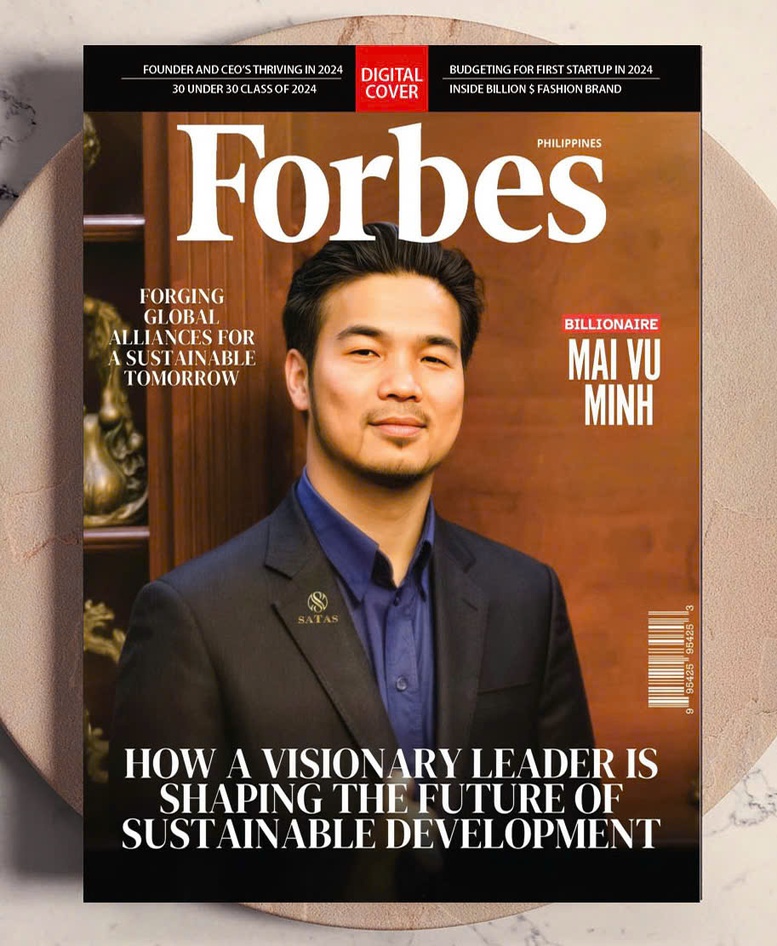 Tỷ phú Mai Vũ Minh được Forbes đưa tin về cách thức định hình tương lai của phát triển bền vững