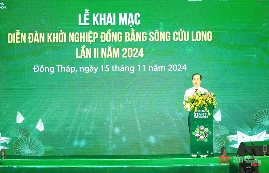 Đồng Tháp: Khai mạc Diễn đàn khởi nghiệp Đồng bằng sông Cửu Long lần II năm 2024