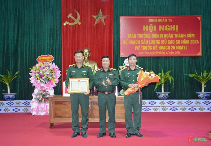 Công ty 78 xuất sắc về trước kế hoạch sản lượng mủ sao su 25 ngày