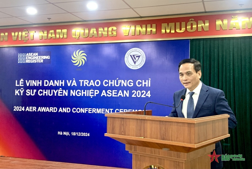 Trao chứng chỉ kỹ sư chuyên nghiệp ASEAN cho 77 kỹ sư Việt Nam