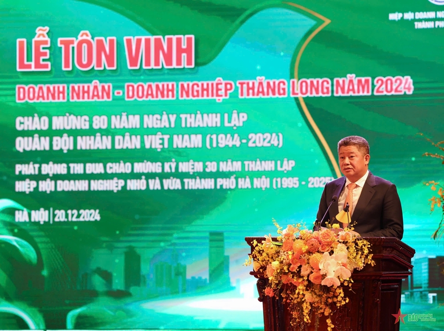 Tôn vinh 109 doanh nhân, doanh nghiệp Thủ đô tiêu biểu