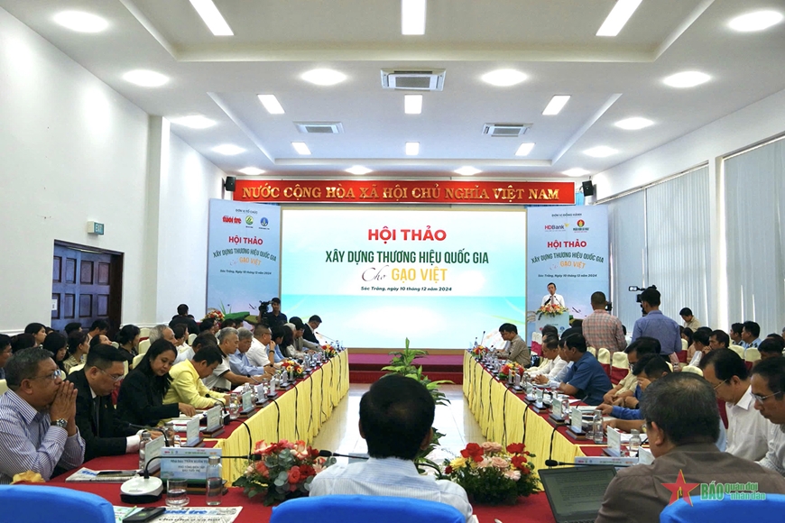 Sóc Trăng: Hội thảo Xây dựng thương hiệu quốc gia cho gạo Việt