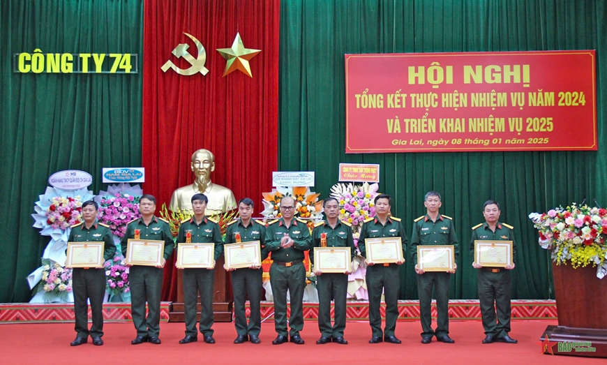 Công ty 74: Lợi nhuận năm 2024 đạt hơn 170 tỷ đồng