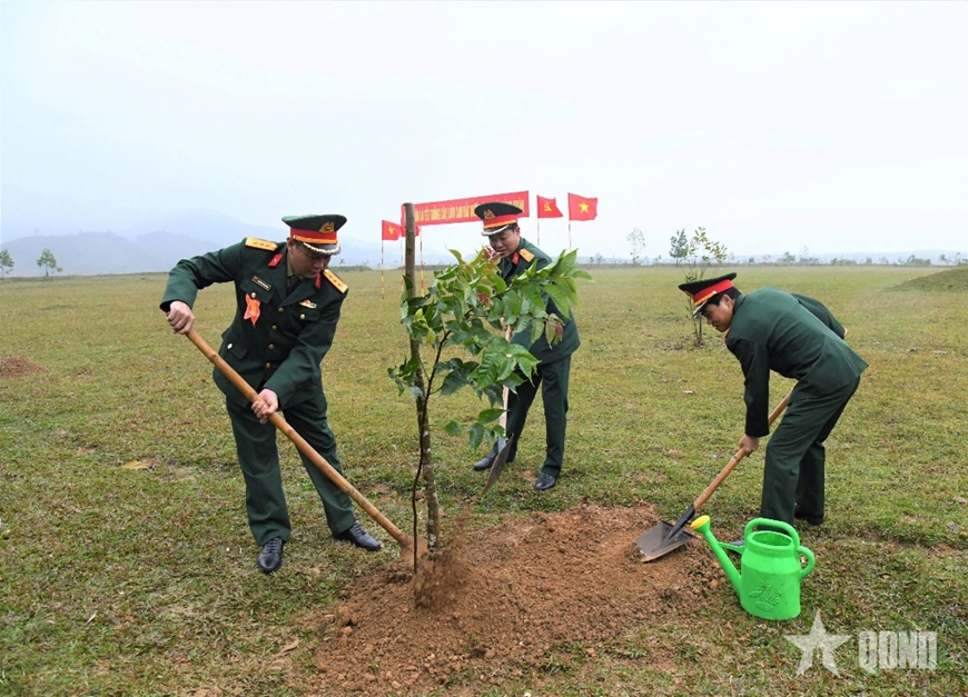 Sư đoàn 324 (Quân khu 4) phát động Tết trồng cây đầu Xuân năm 2025