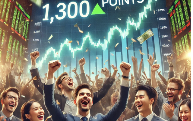 Chứng khoán vượt 1.300 điểm: Khởi đầu một con sóng mới hay tiếp tục "xịt hơi"? Chứng khoán vượt 1.300 điểm: Khởi đầu một con sóng mới hay tiếp tục "xịt hơi"?