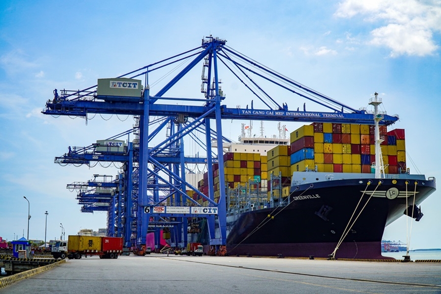 Cảng quốc tế Tân Cảng – Cái Mép kết nối vận tải toàn cầu
