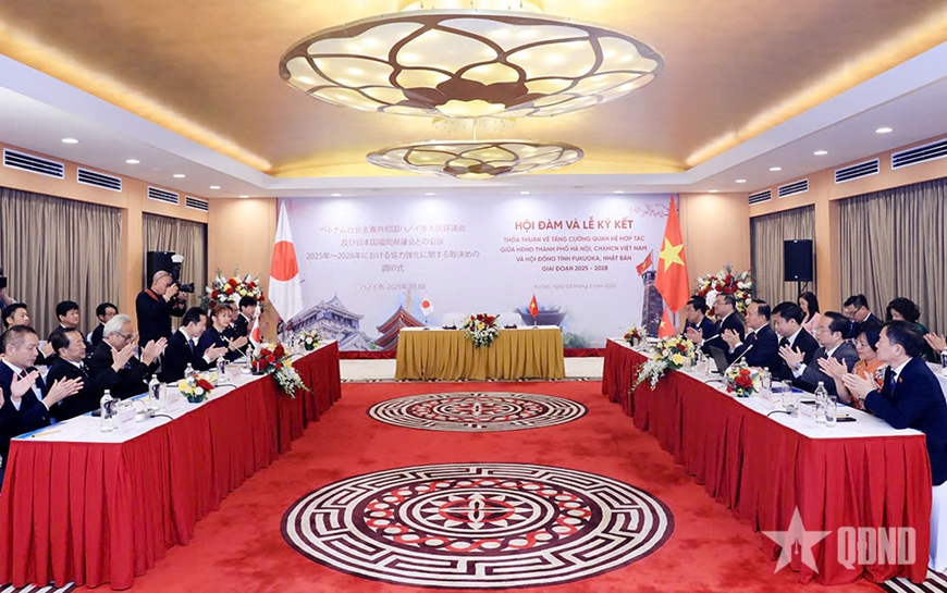 HĐND TP Hà Nội và Hội đồng tỉnh Fukuoka (Nhật Bản) ký kết thỏa thuận tăng cường hợp tác