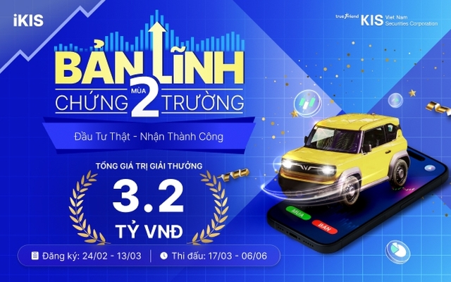 3 tỷ đồng giải thưởng đón đợi nhà đầu tư tại cuộc thi “Bản lĩnh Chứng trường” mùa 2