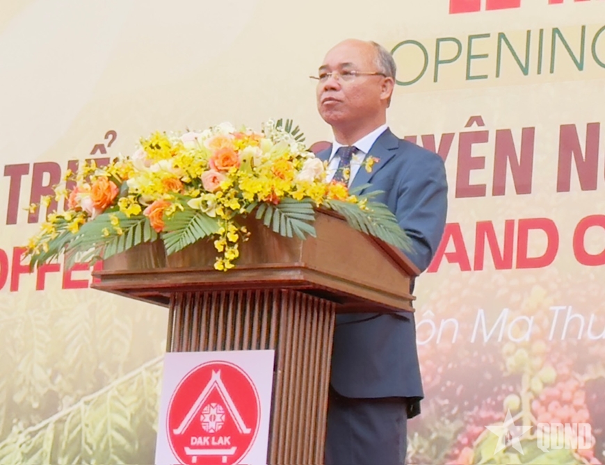 Đắk Lắk khai mạc Hội chợ triển lãm chuyên ngành cà phê và sản phẩm OCOP