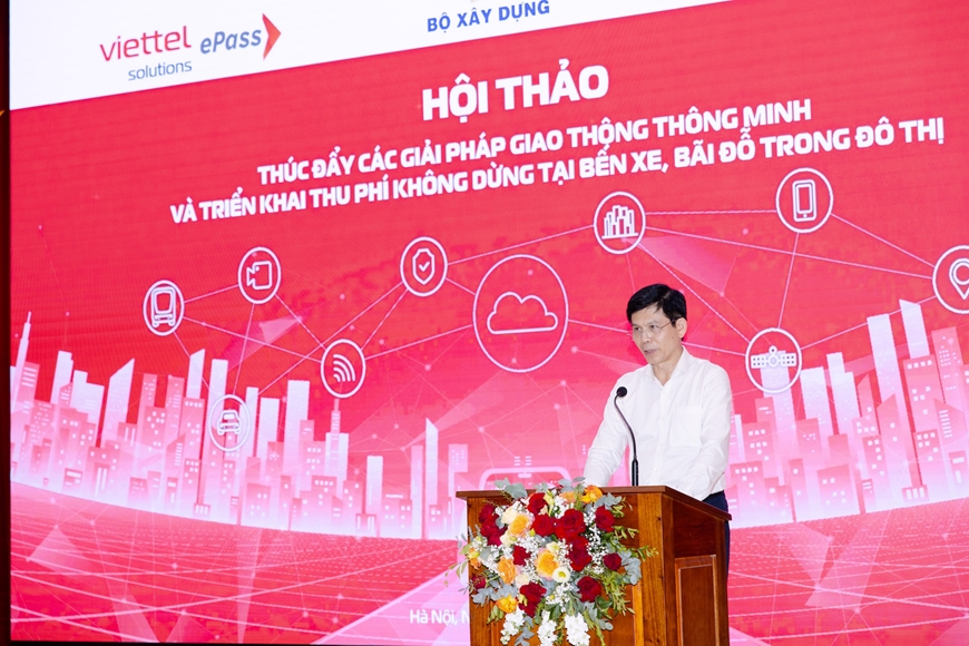 Viettel ePass đồng hành cùng Bộ Xây dựng giới thiệu giải pháp thu phí tự động không dừng cho bến xe, điểm đỗ