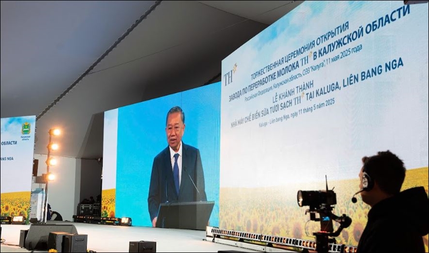 Tập đoàn TH khánh thành Nhà máy chế biến sữa công suất hàng đầu tại LB Nga