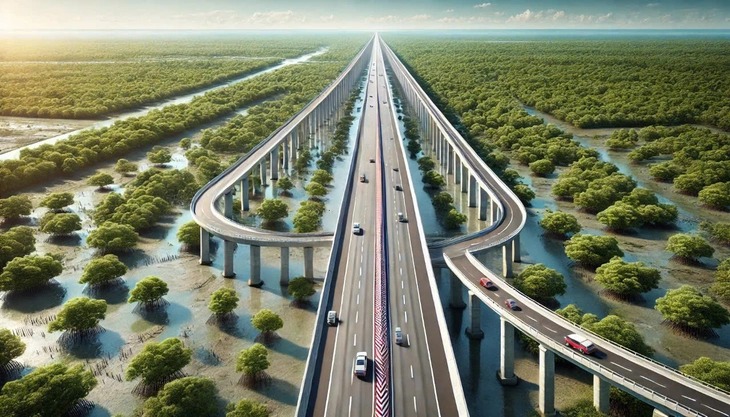 Hơn 2.000 tỉ đồng tiền bồi thường giải phóng mặt bằng cao tốc Cà Mau – Đất Mũi