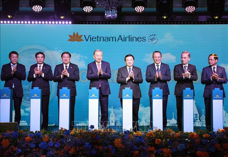 Tổng Bí thư Tô Lâm dự Lễ công bố đường bay thẳng Hà Nội – Moskva tại Liên bang Nga