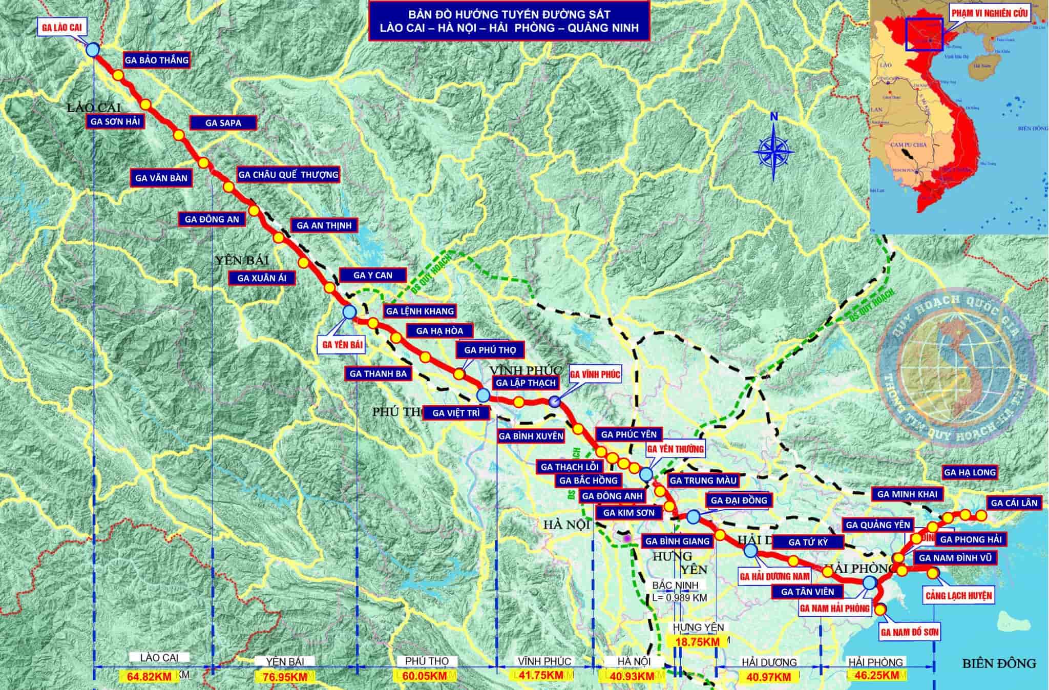 Dự kiến khởi công tuyến đường sắt Lào Cai-Hà Nội-Hải Phòng vào ngày 19-12