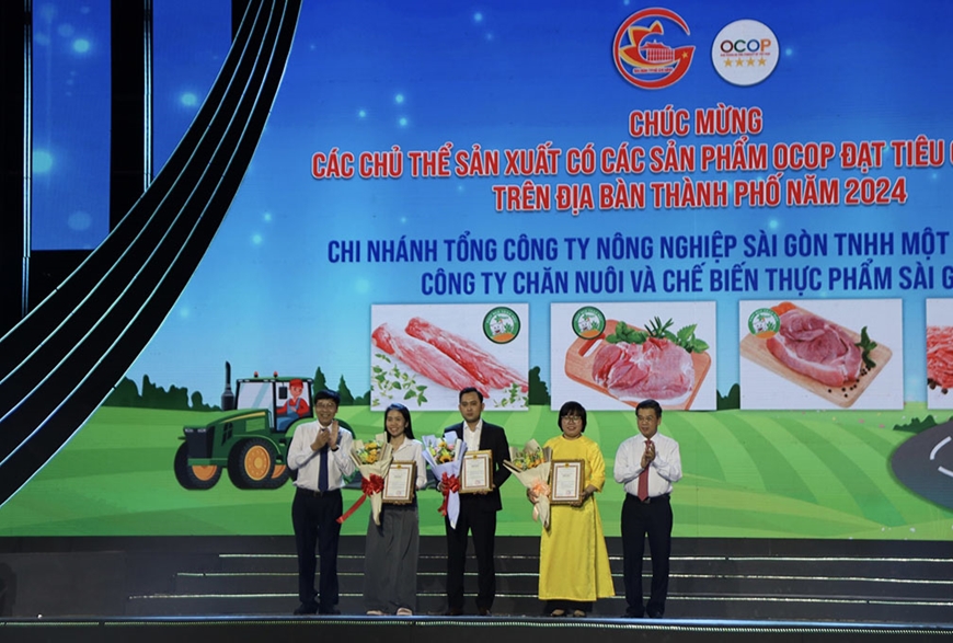 Công bố và trao quyết định sản phẩm OCOP trên địa bàn TP Hồ Chí Minh