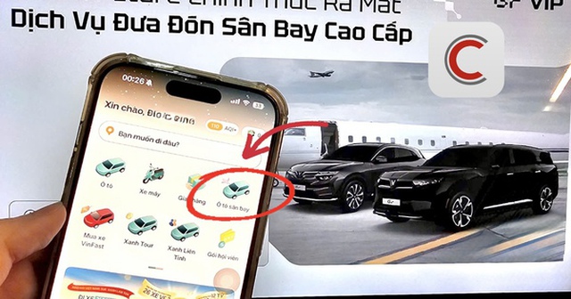 Sau xe cưới, công ty của tỷ phú Phạm Nhật Vượng ra mắt thêm dịch vụ xe sân bay với giá từ 320.000 đồng/chuyến