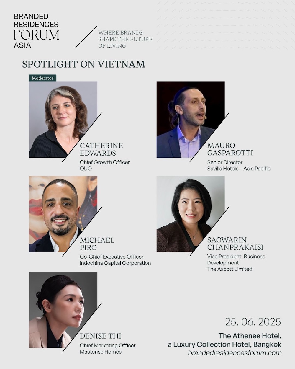 Masterise Homes chia sẻ kinh nghiệm phát triển bất động sản hàng hiệu tại Branded Residences Forum Asia 2025