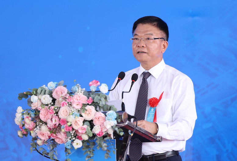 Phó Thủ tướng Lê Thành Long ấn nút khởi công Tổ hợp Thép xanh gần 100.000 tỷ