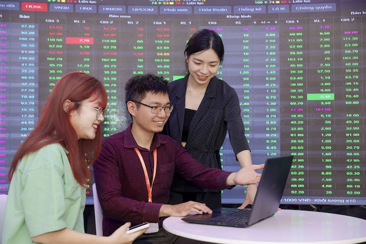 VN-Index tiếp tục tăng gần 10 điểm