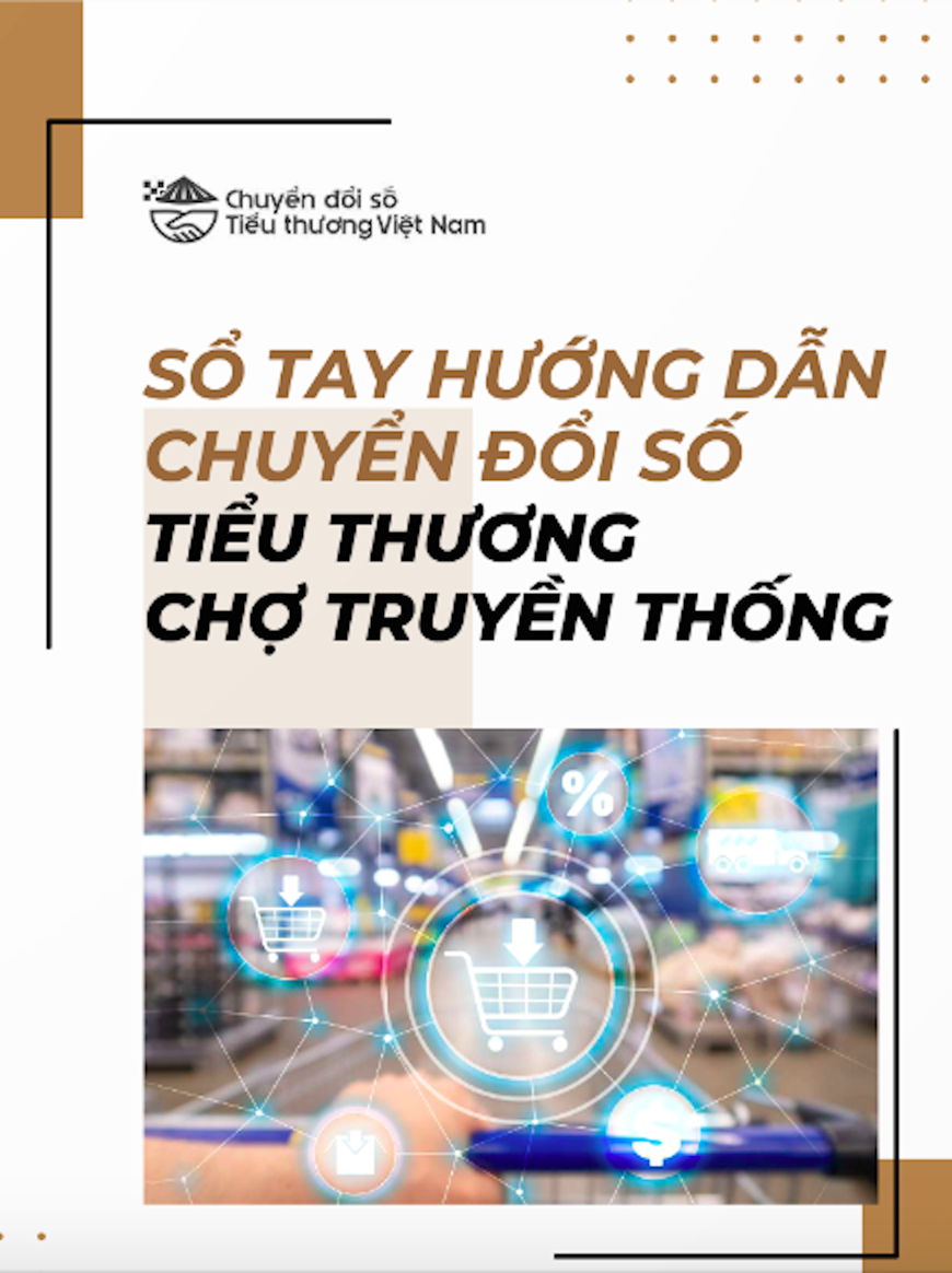 Ra mắt Sổ tay hướng dẫn chuyển đổi số tiểu thương chợ truyền thống