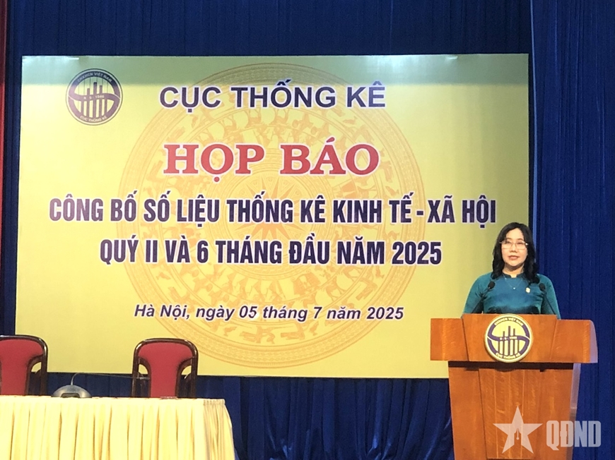 GDP 6 tháng đầu năm 2025 tăng 7,52%