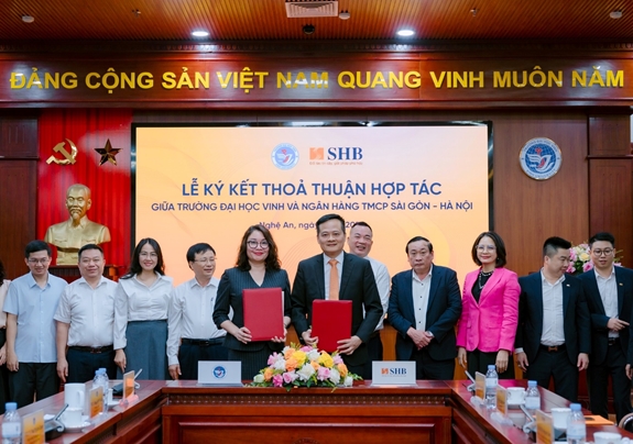 SHB ký kết hợp tác với Trường Đại học Vinh